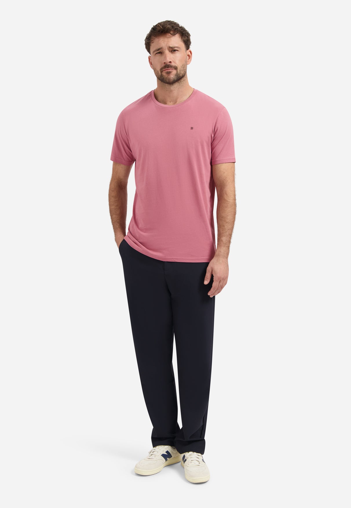 T-shirt col rond | Old Pink