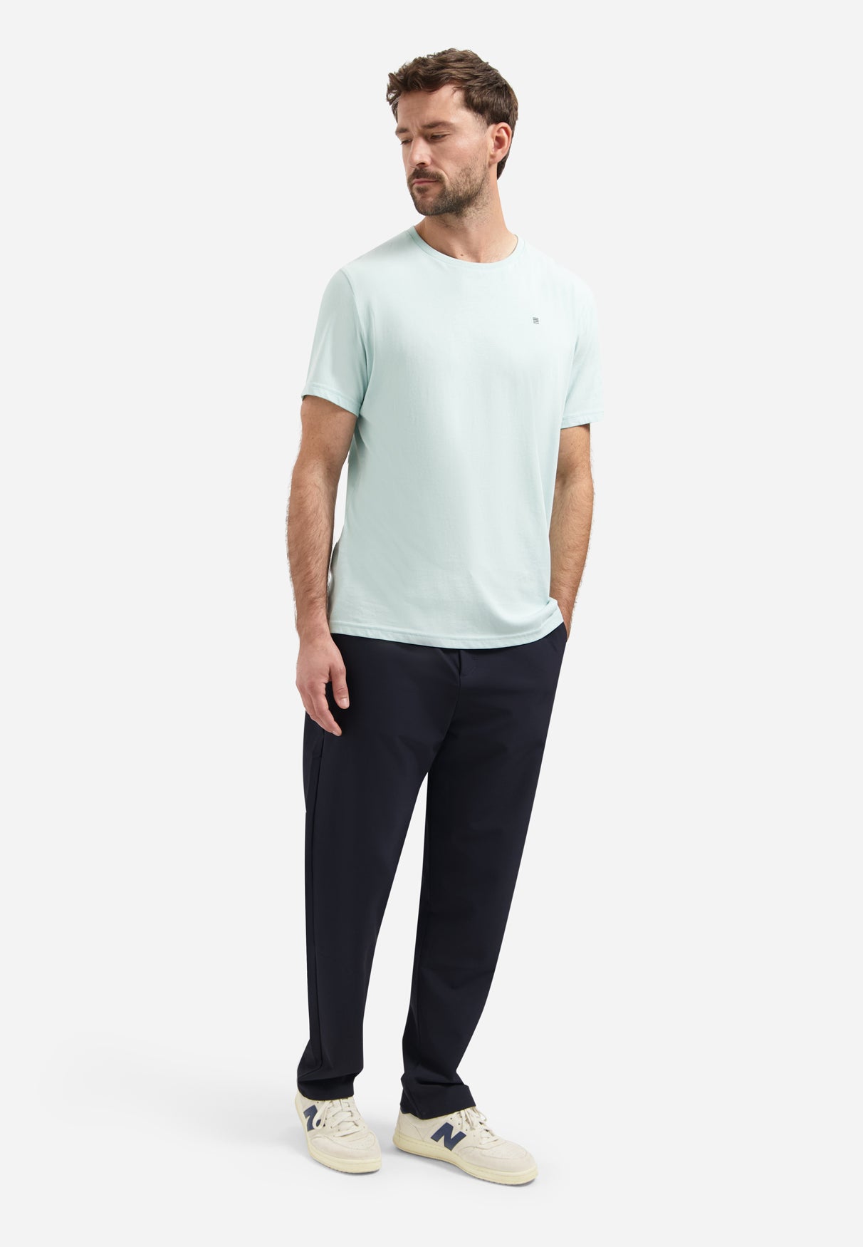 T-shirt col rond | Arctic Blue