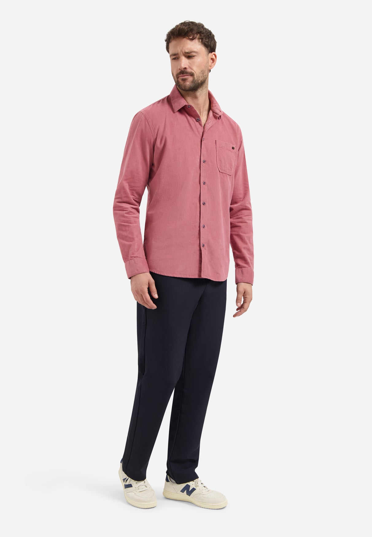 Corduroy shirt | Old Pink