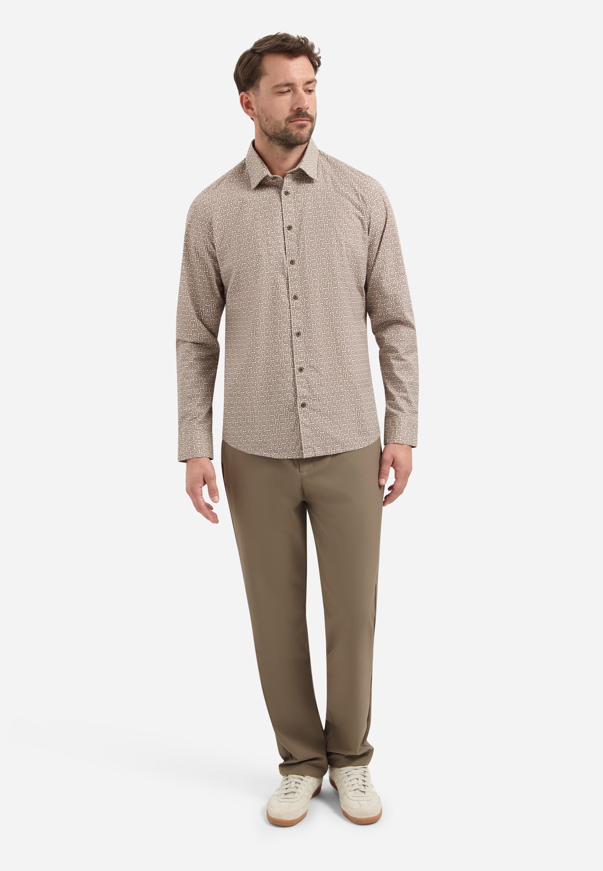 Chemise imprimée | Red Wine
