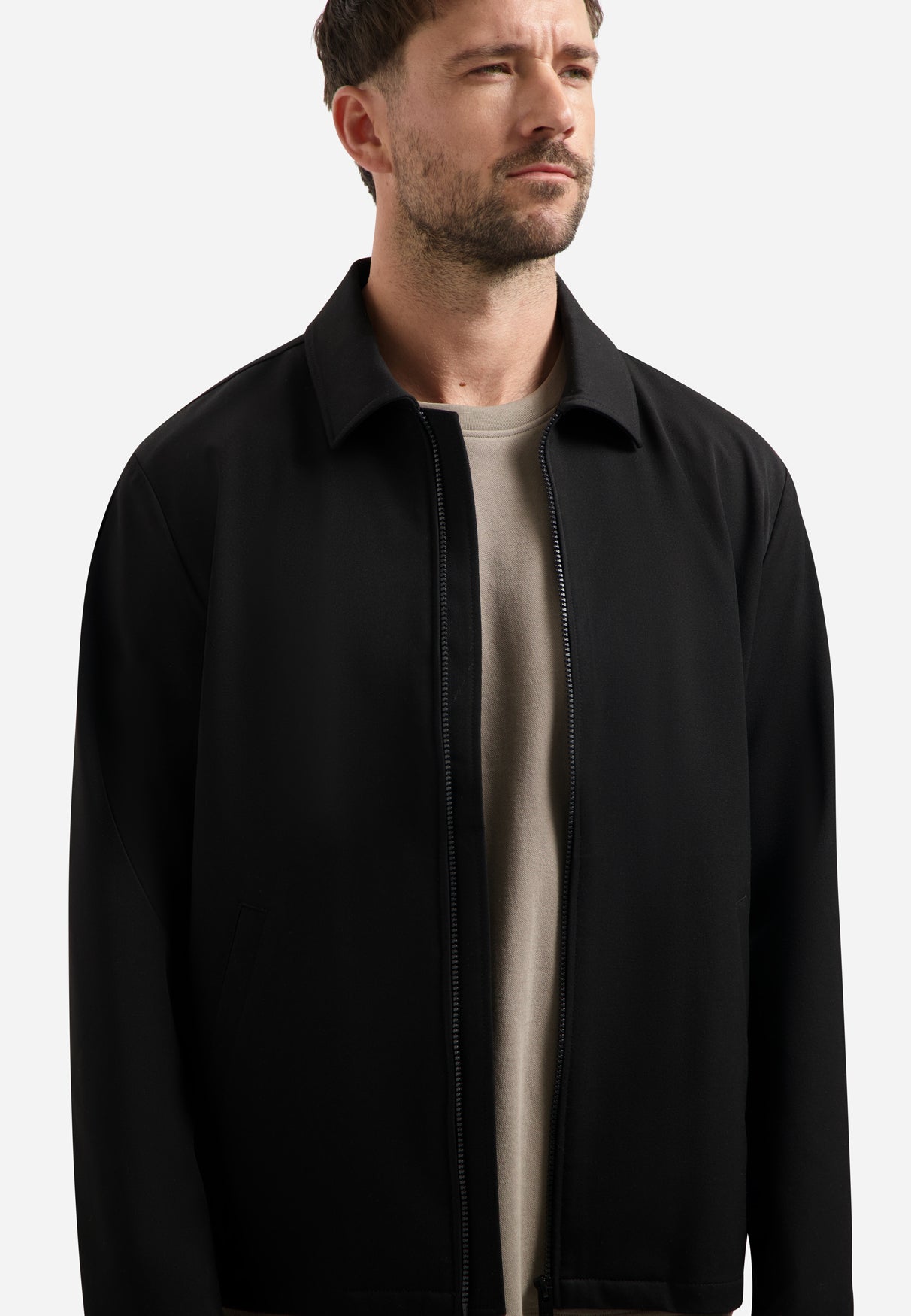 Veste Zippée Légère | Black
