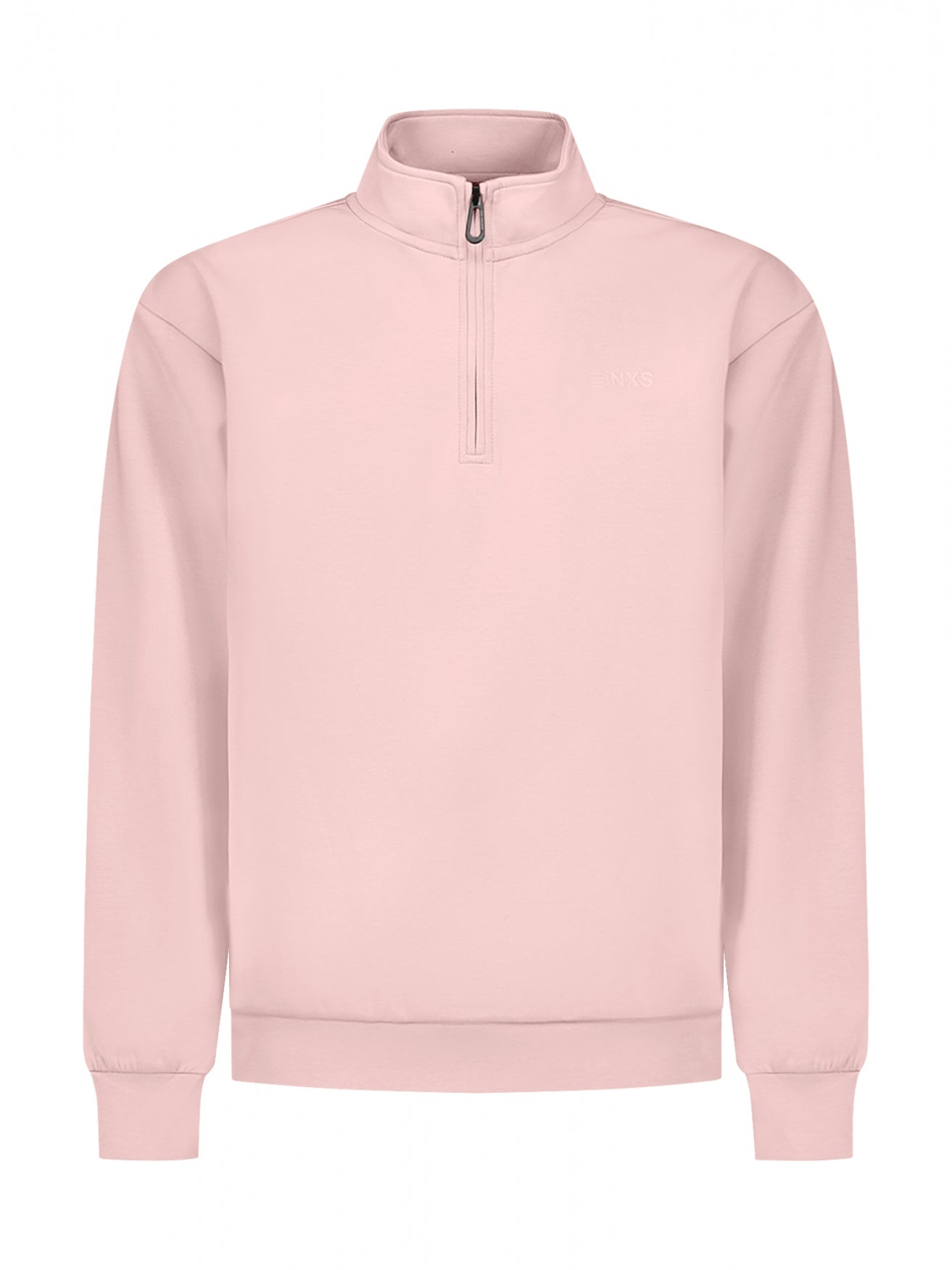 Pull demi-zip | Light Mauve