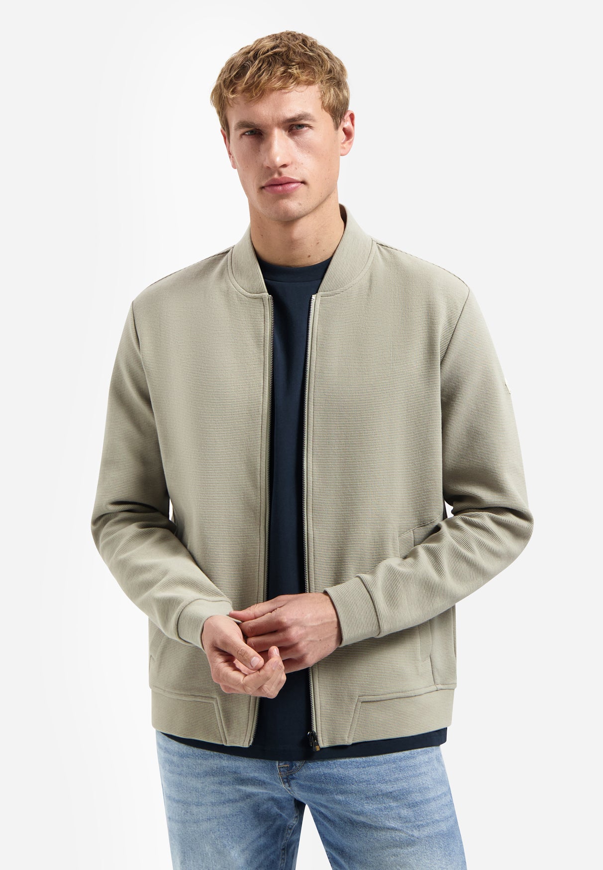Sweat texturé | Taupe