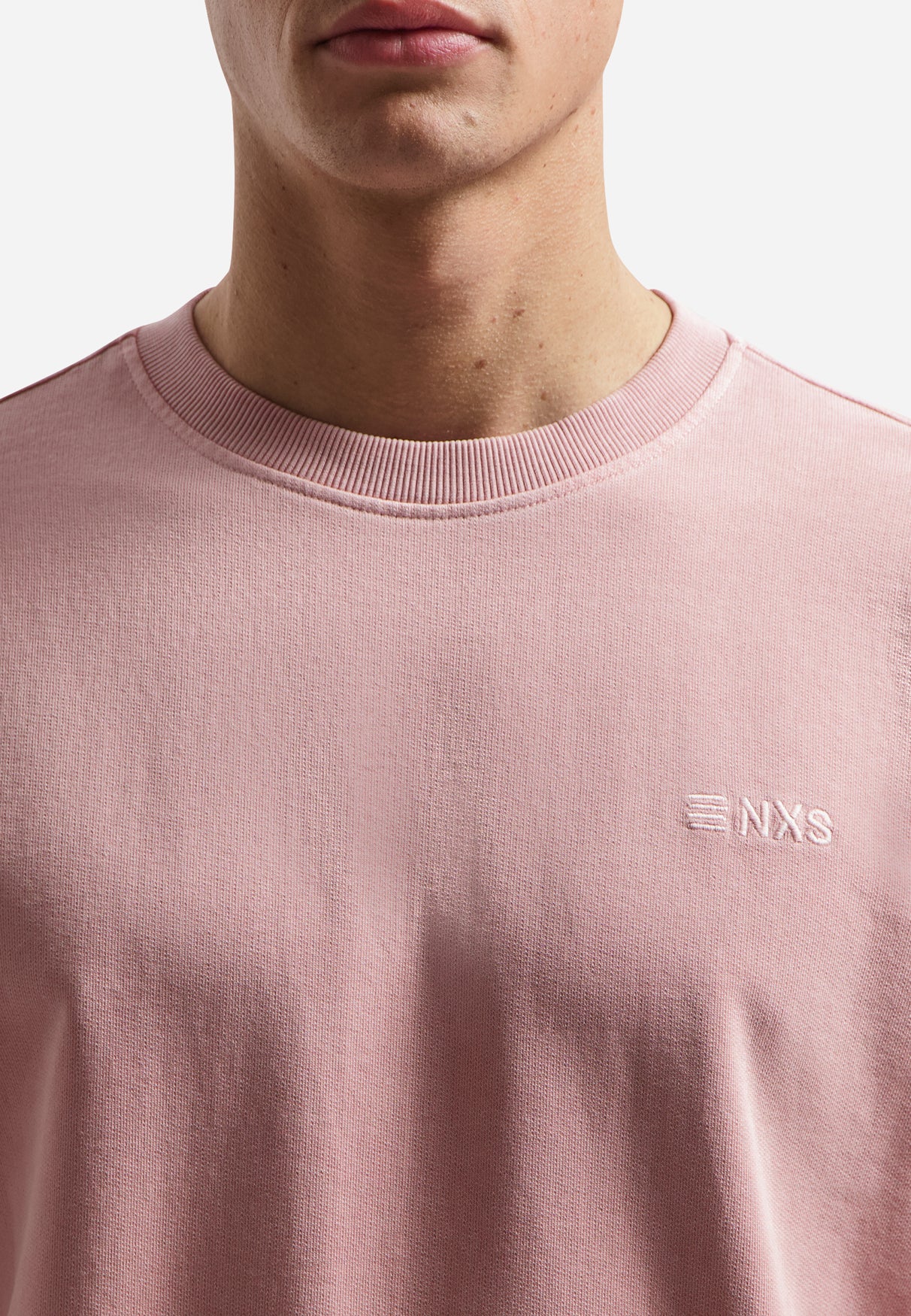 Pull teint en pièce | Light Mauve