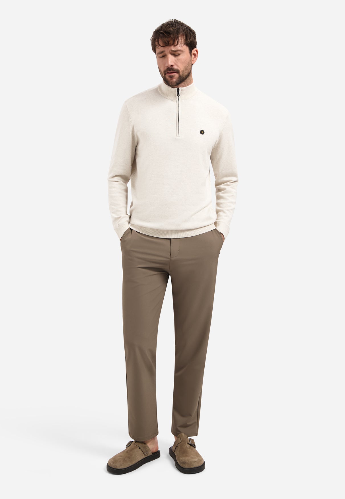 Half-zip sweater | Kit Melange