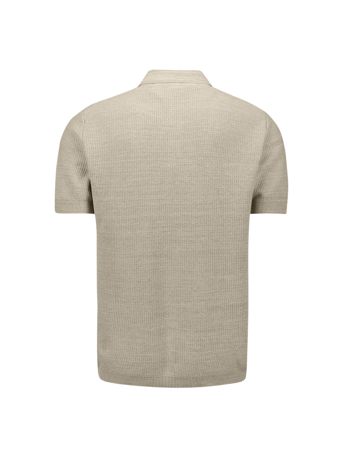 Polo tricoté | Taupe