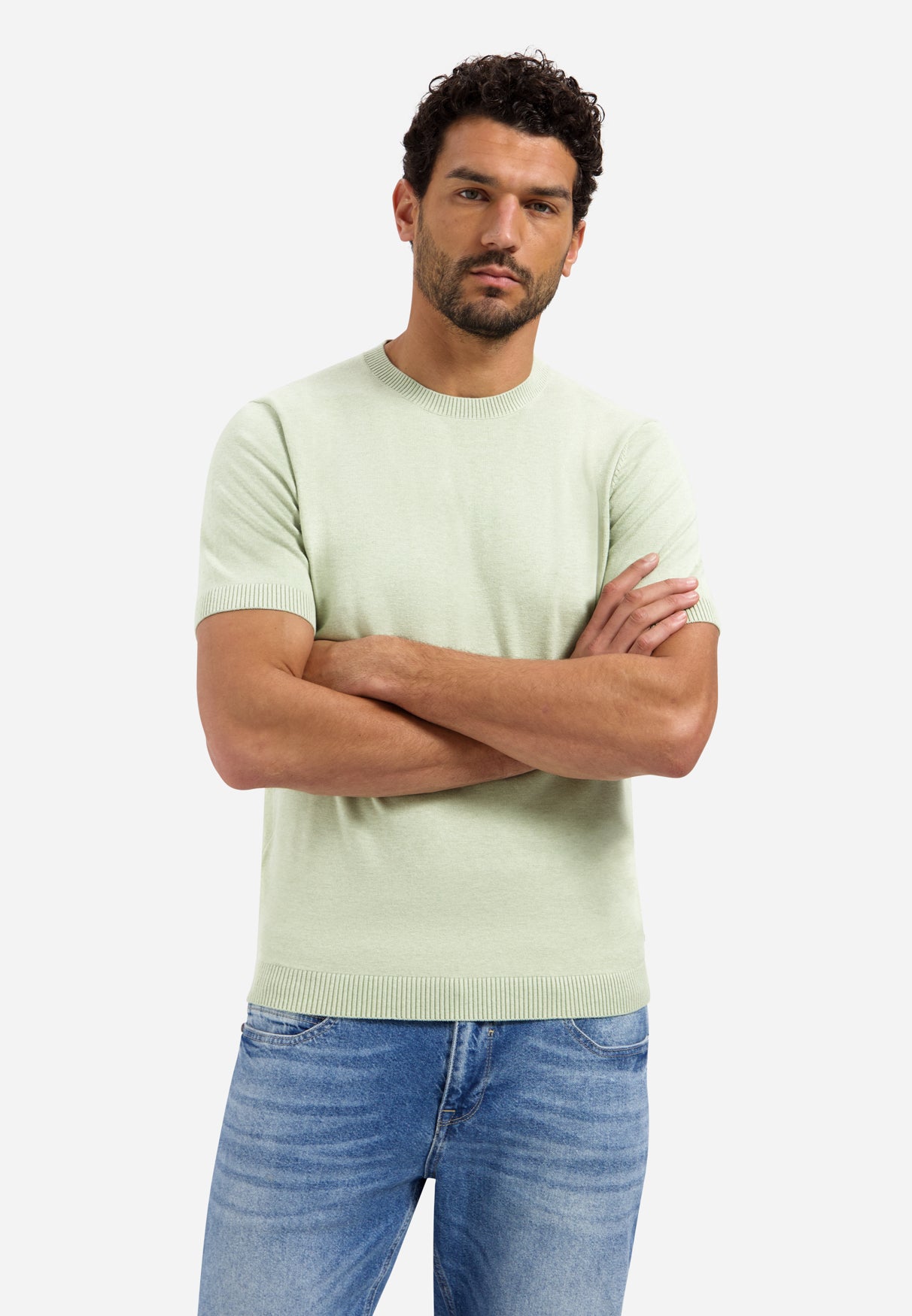 Knitted T-shirt | Green