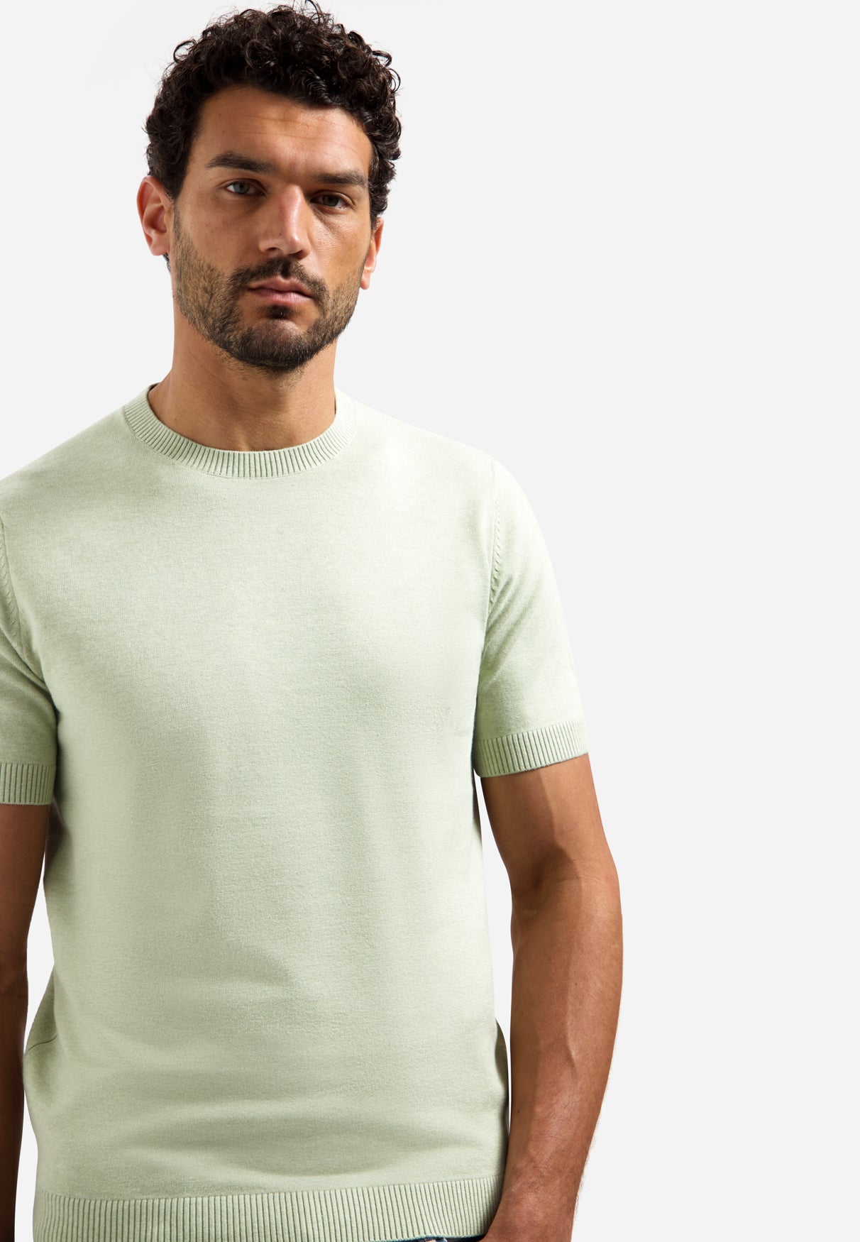 Knitted T-shirt | Green