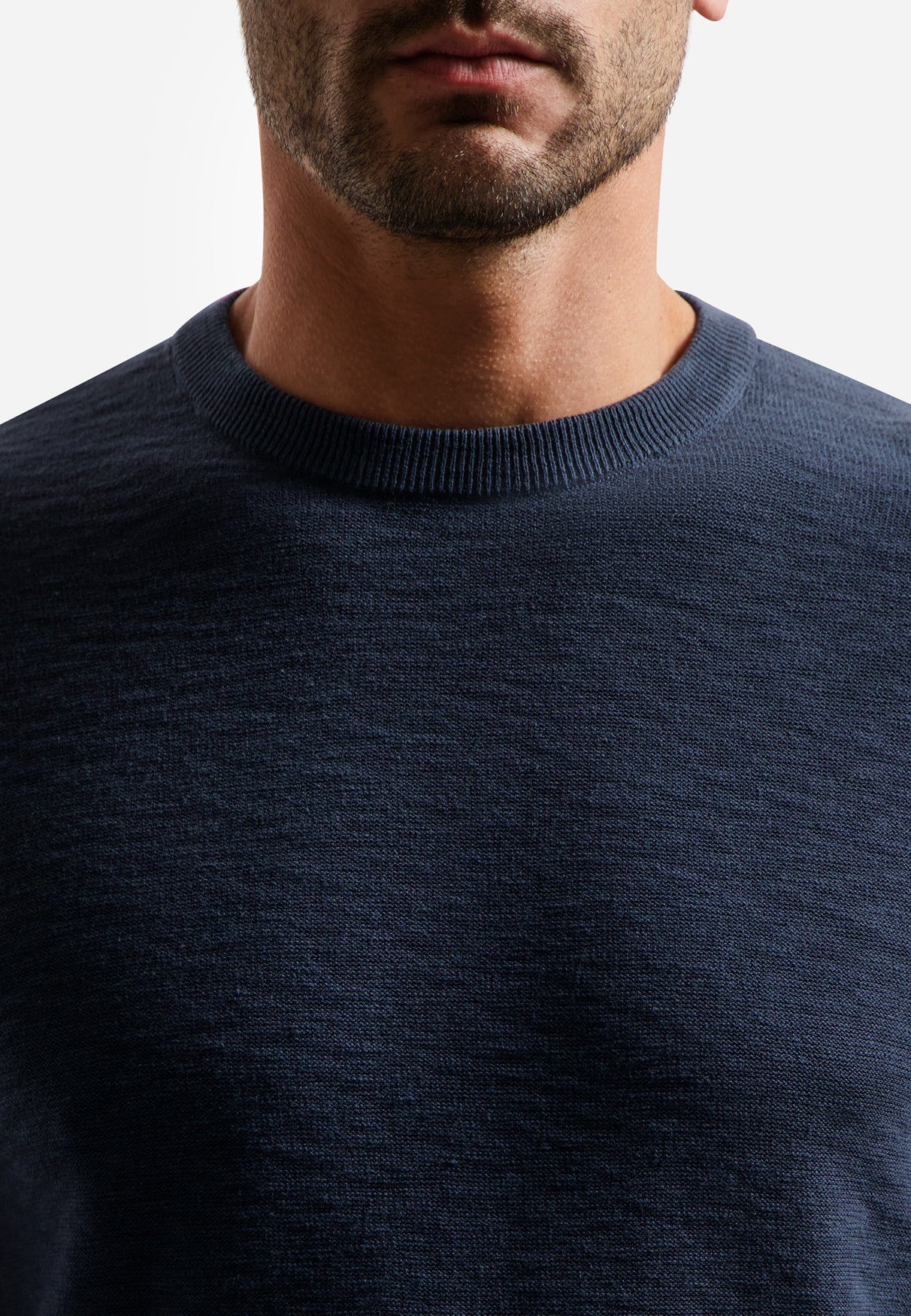 T-shirt en maille slub | Night