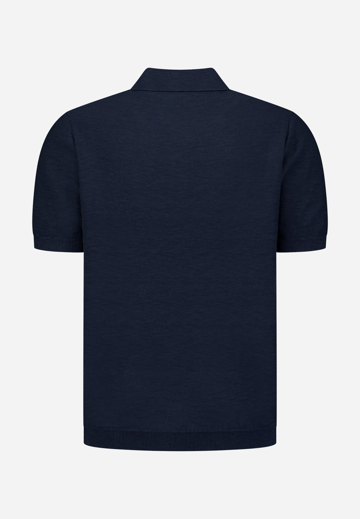 Polo flammé tricoté à boutons | Night