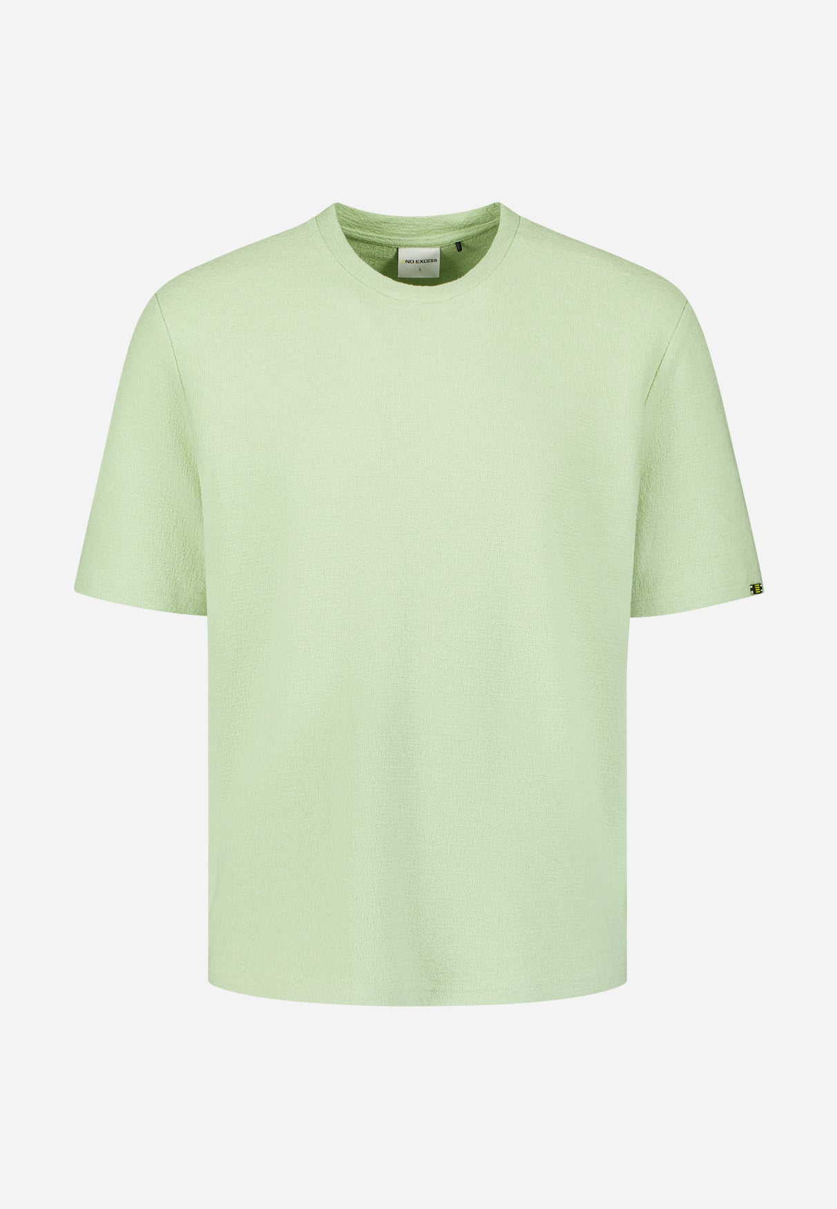 Plain T-shirt with a round neck | Green