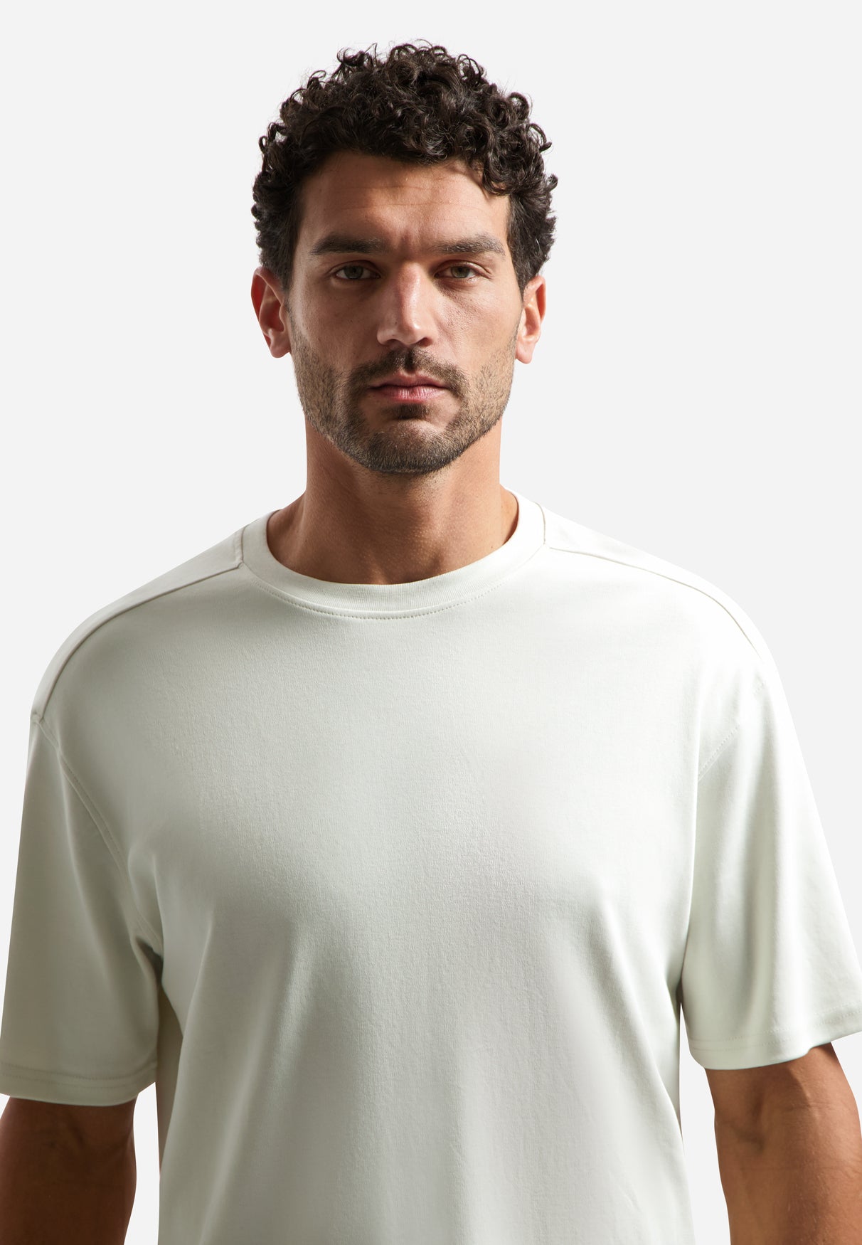 Interlock T-shirt with round neck. | Kit