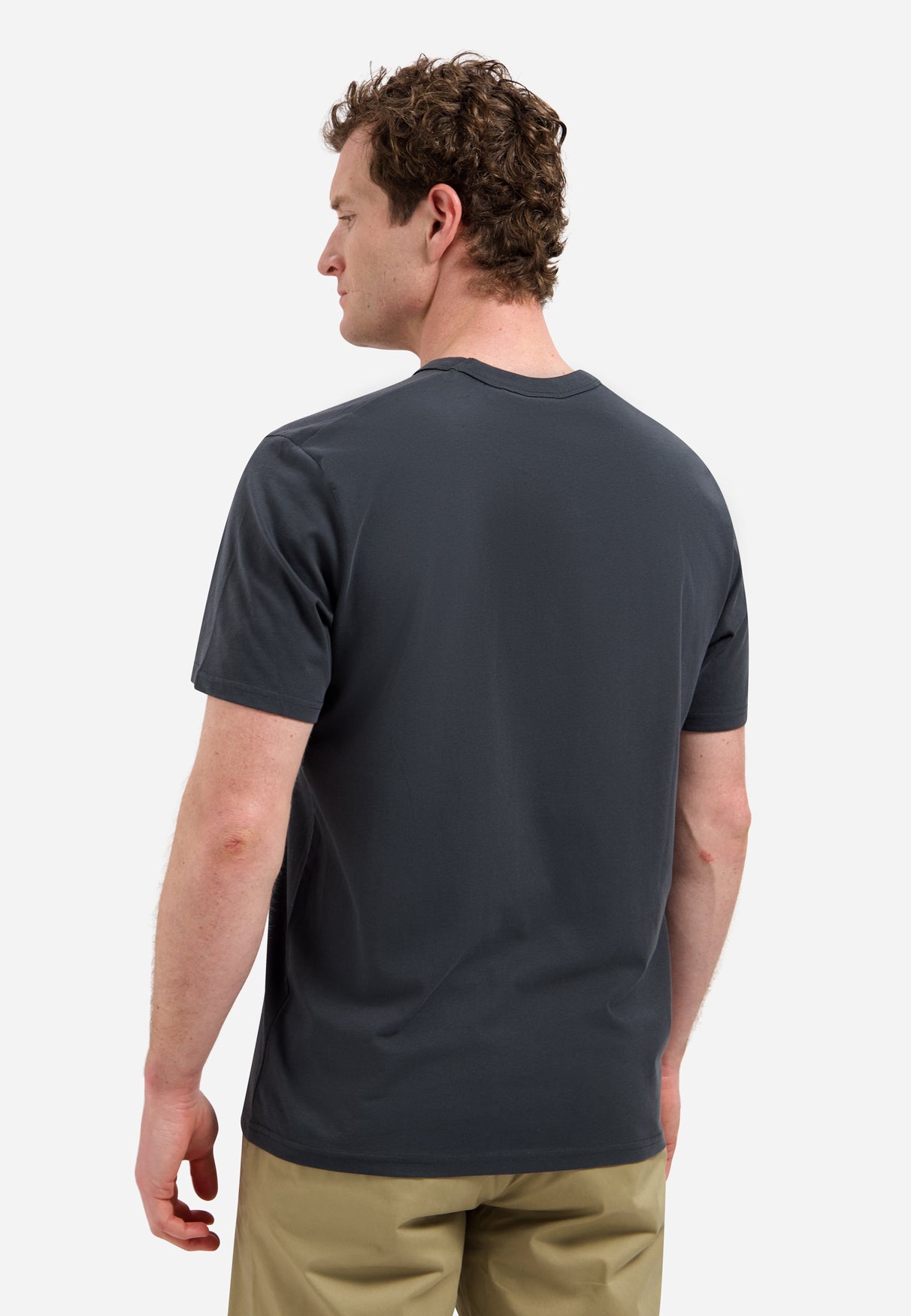 Artwork T-shirt with round neck | Dark Steel