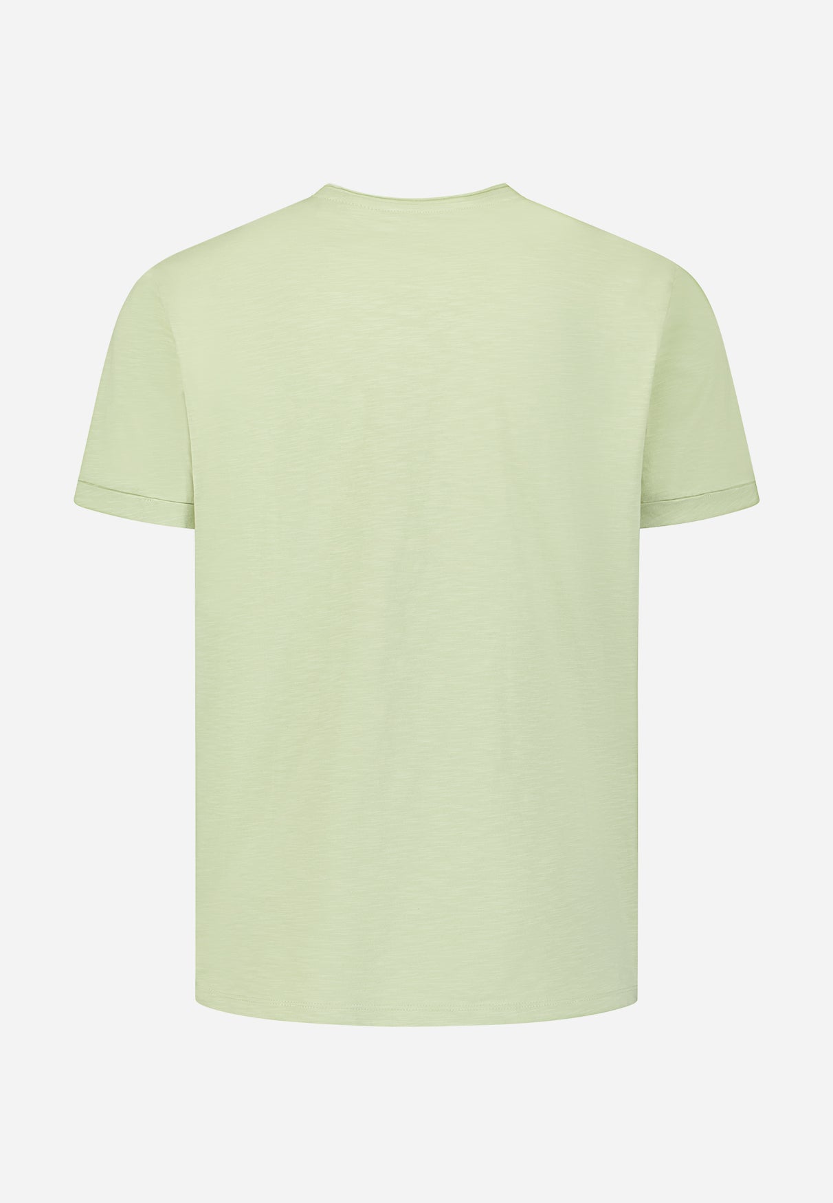 T-shirt flammé à col rond | Green