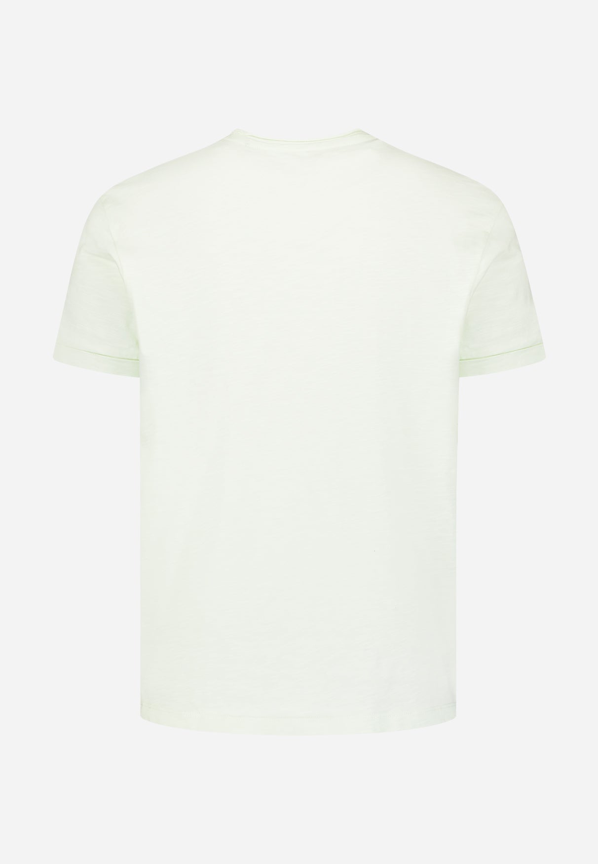 T-shirt flammé à col rond | Seagreen