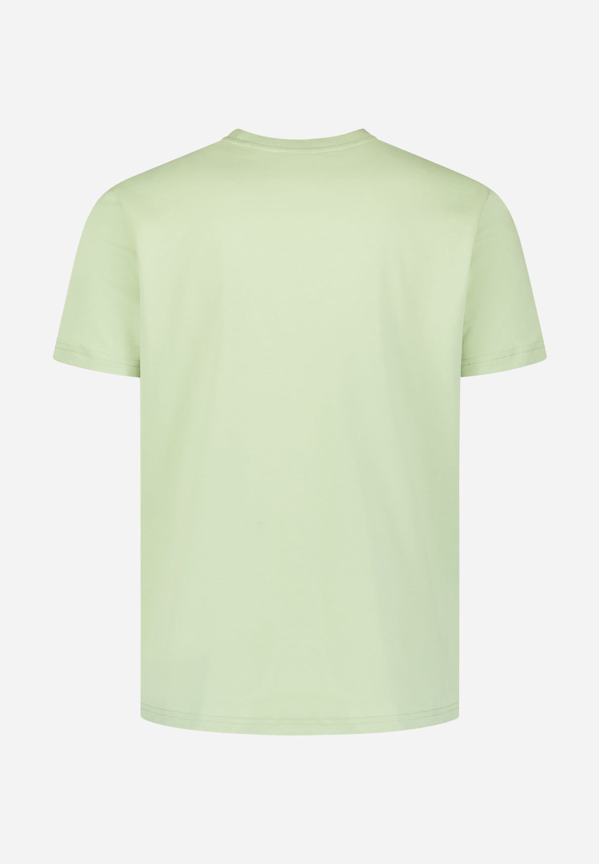 T-shirt peigné à col rond | Green
