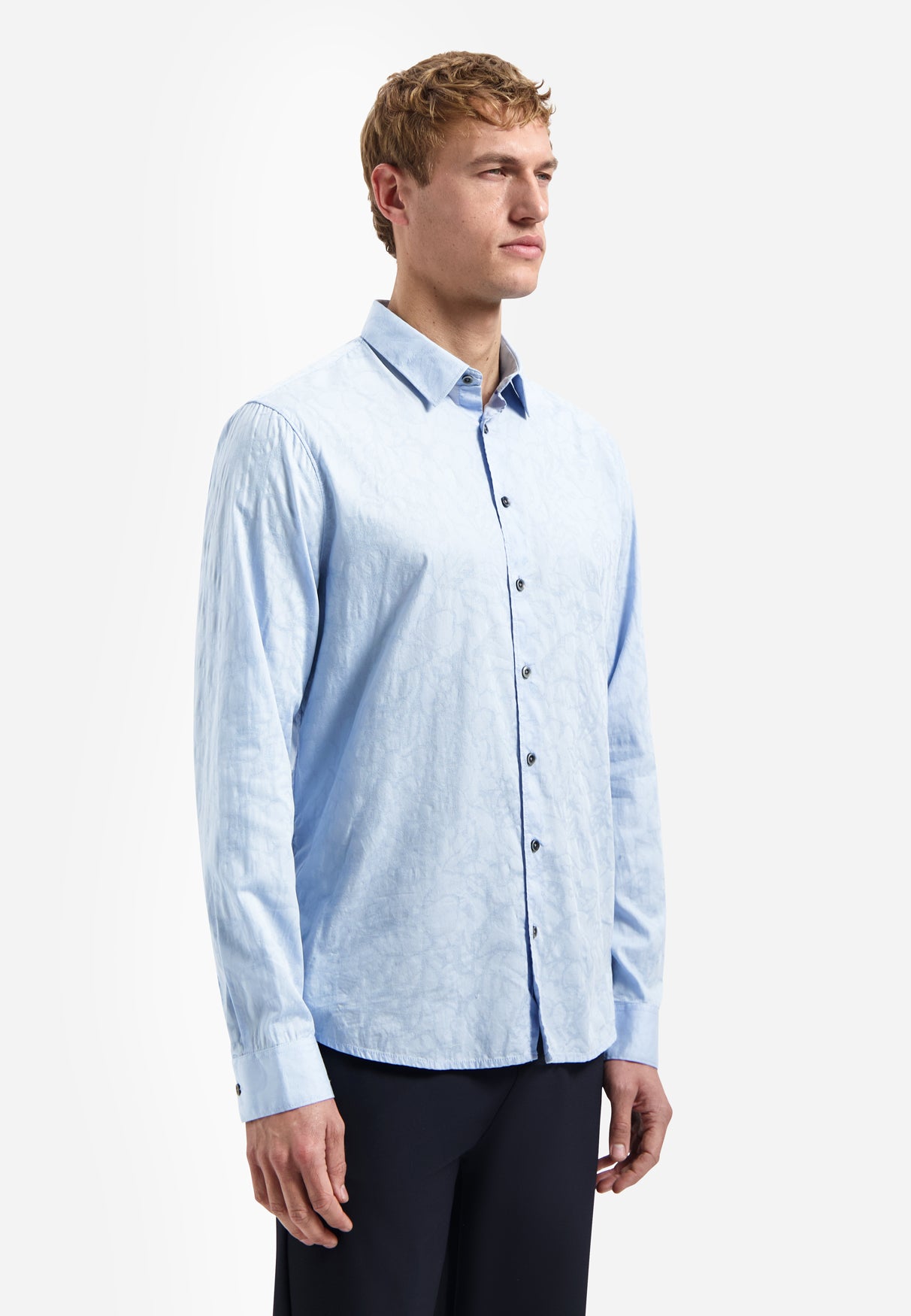 Chemise jacquard | Blue