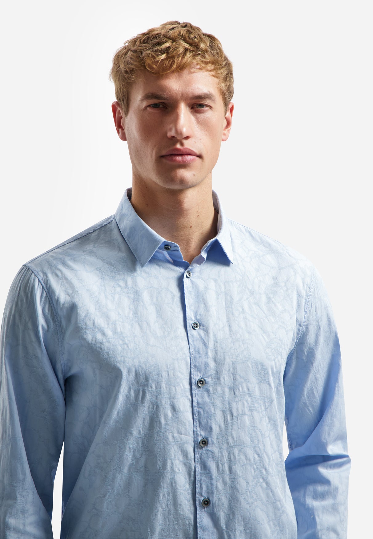 Chemise jacquard | Blue