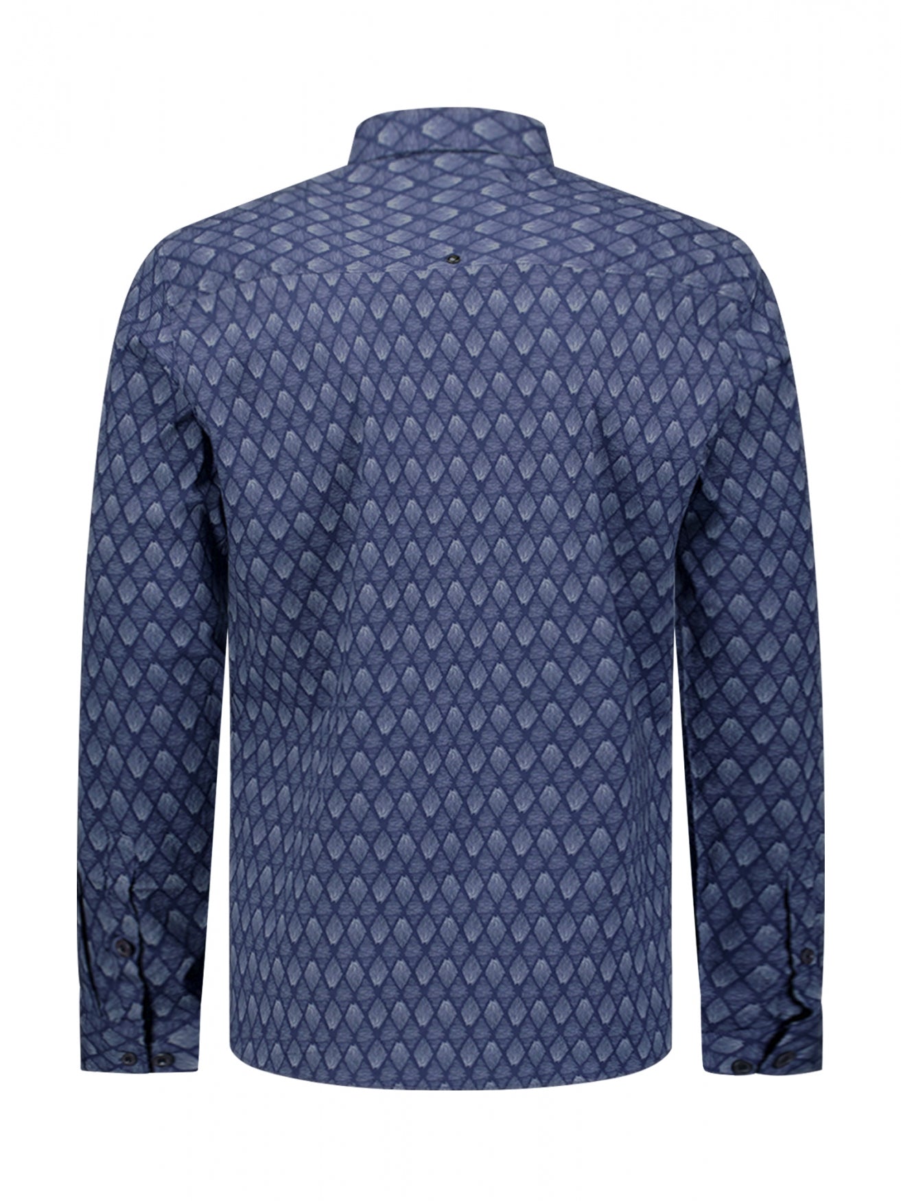 Stretch shirt with all-over print. | Night