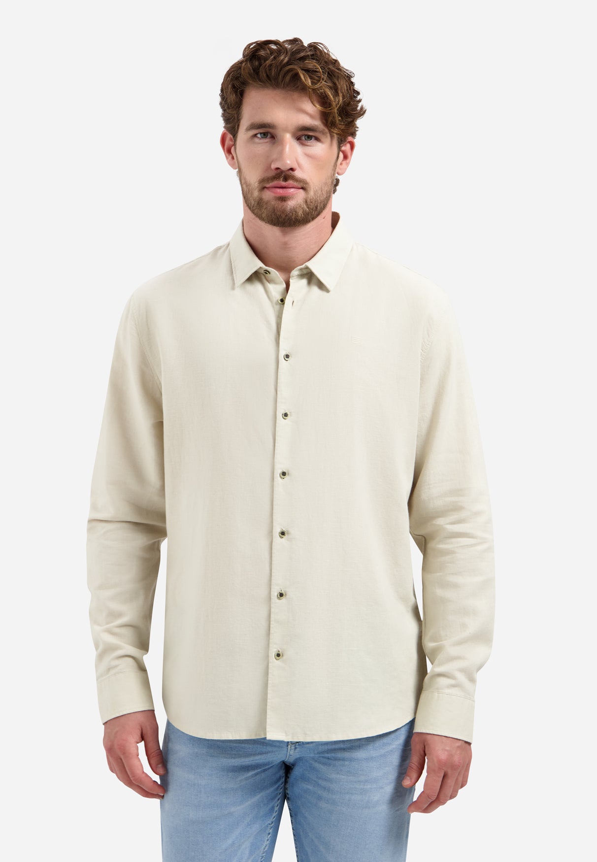 Chemise en lin mélangé | Desert