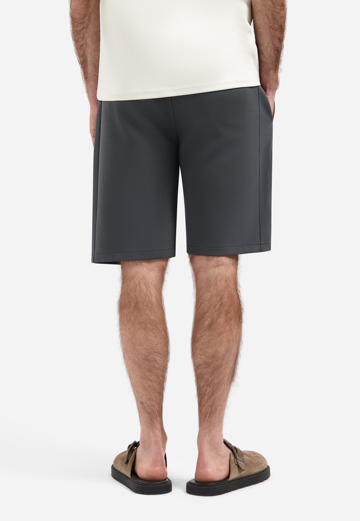 Short en jersey interlock | Dark Steel
