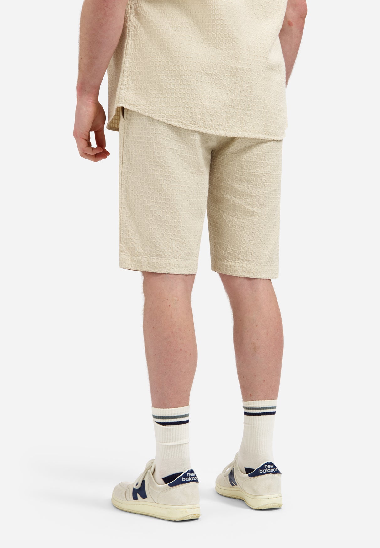 Short chino jacquard | Desert