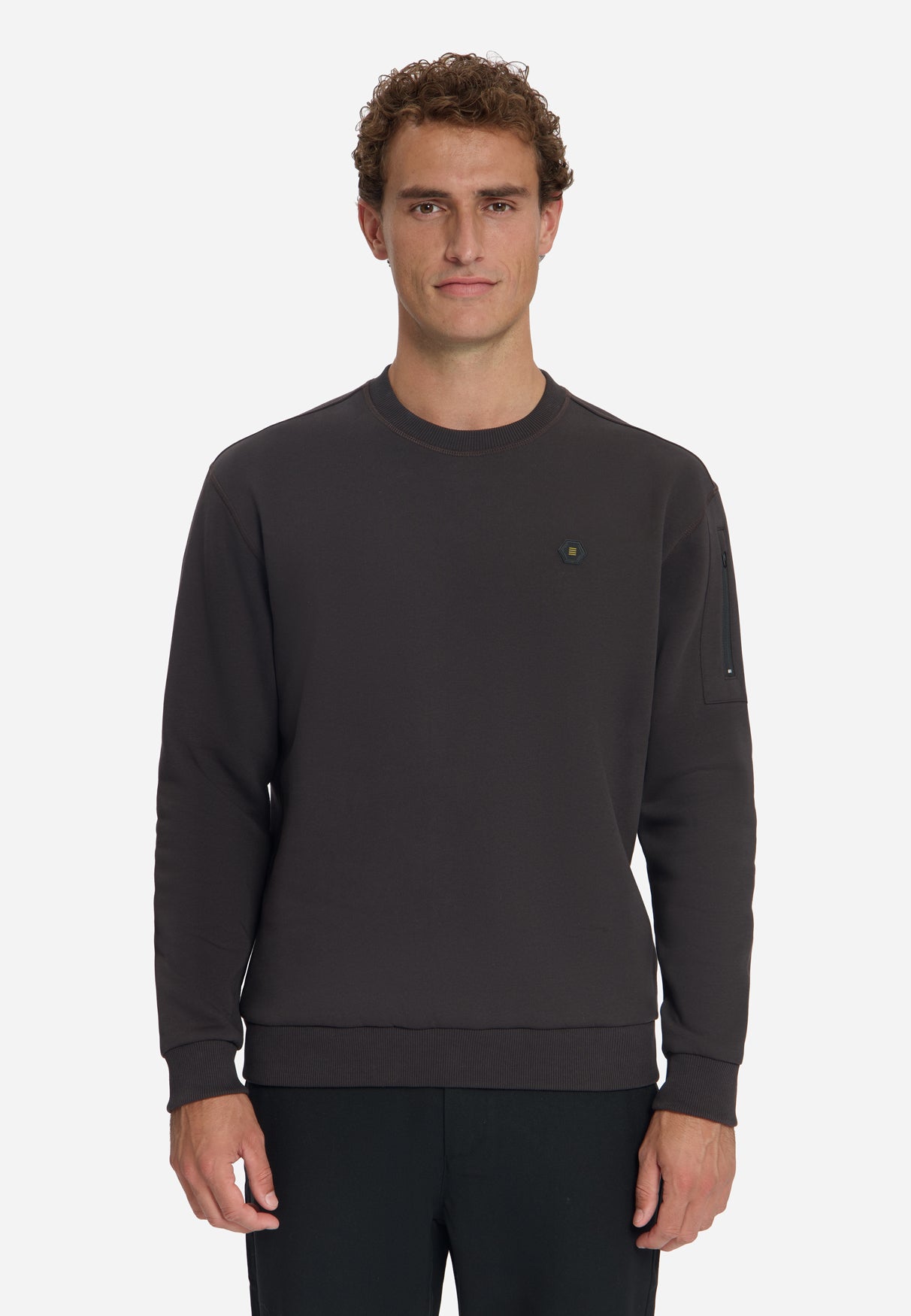 Sweat à Col Rond | Dark Brown