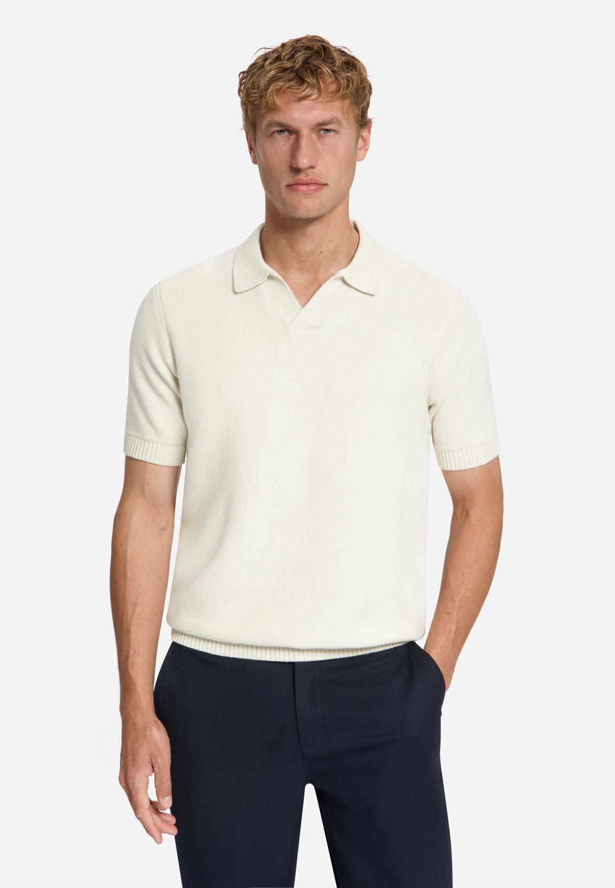 V-Neck Polo Jumper | Kit