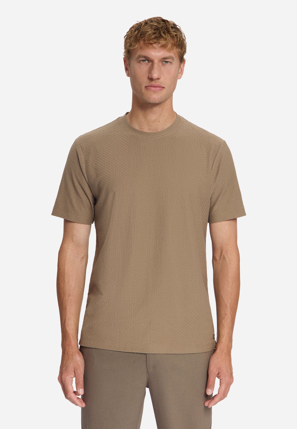 T-shirt Texturé | Light Brown
