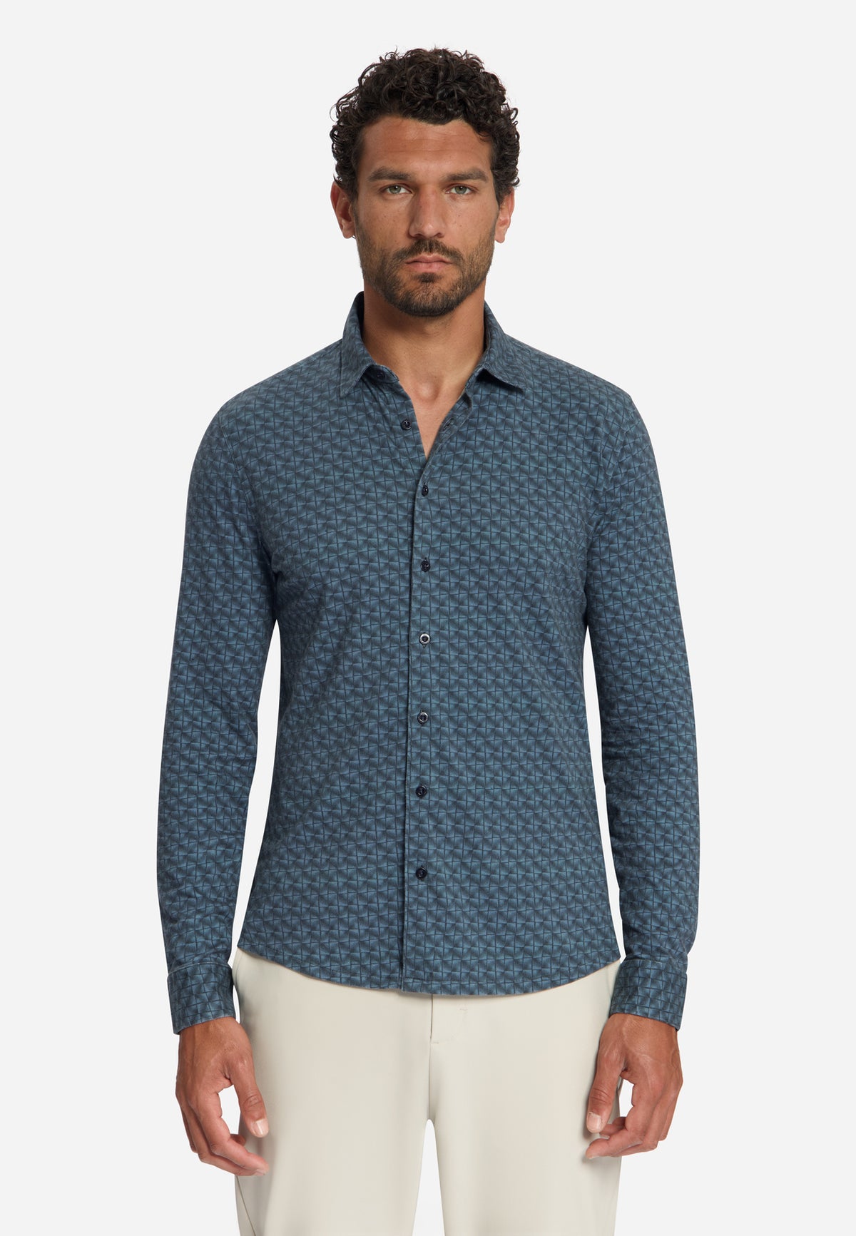 Chemise Jersey Imprimée | Dark Night