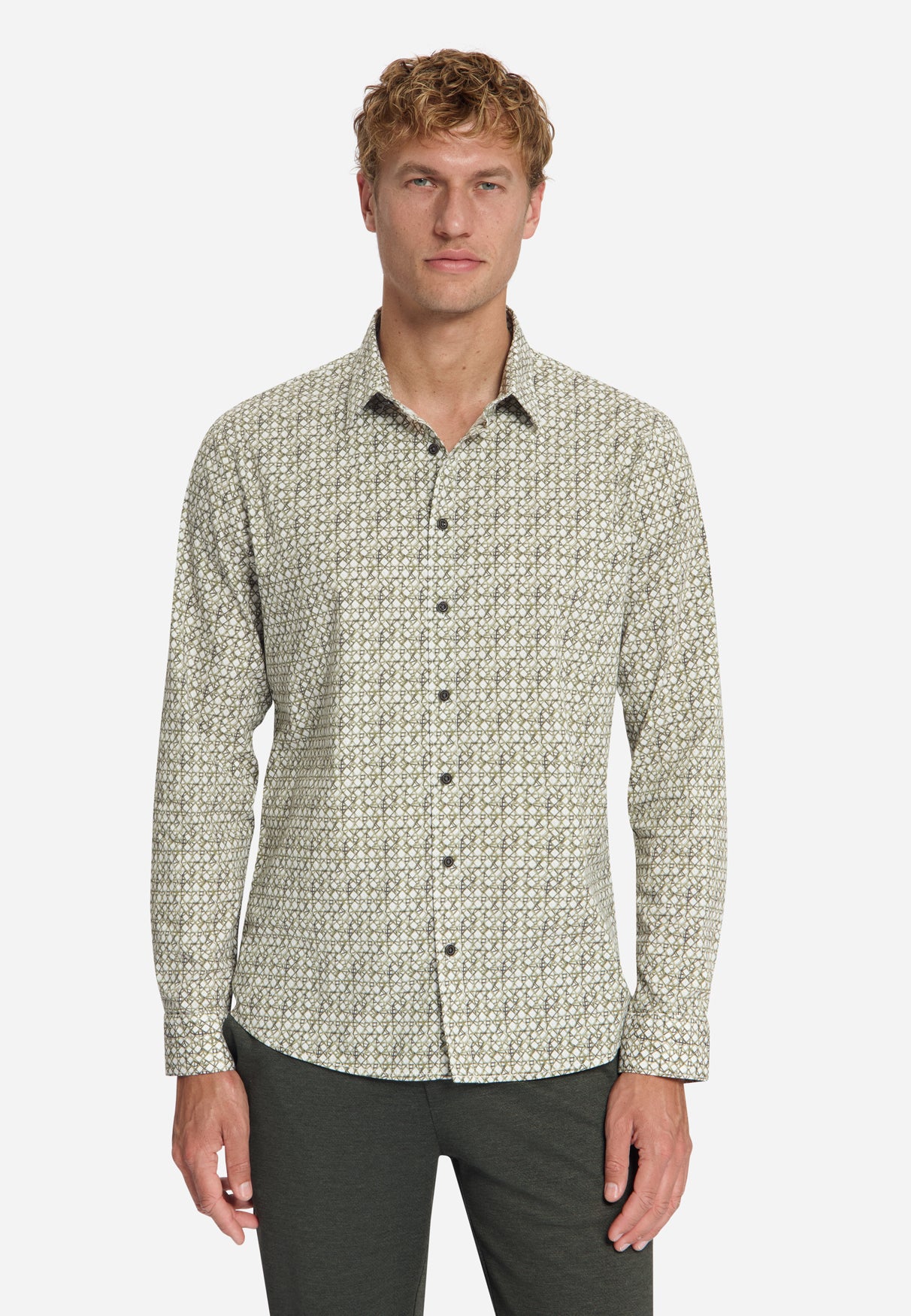 Chemise Stretch Imprimée | Moss