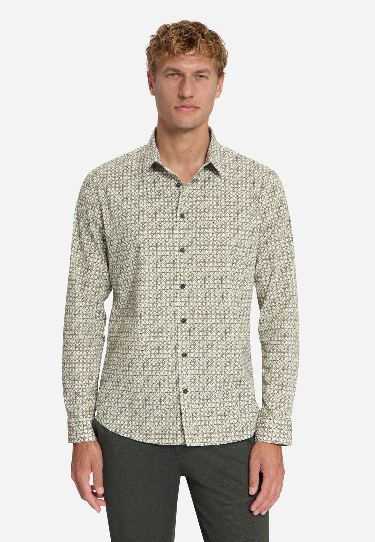 Chemise Stretch Imprimée | Moss