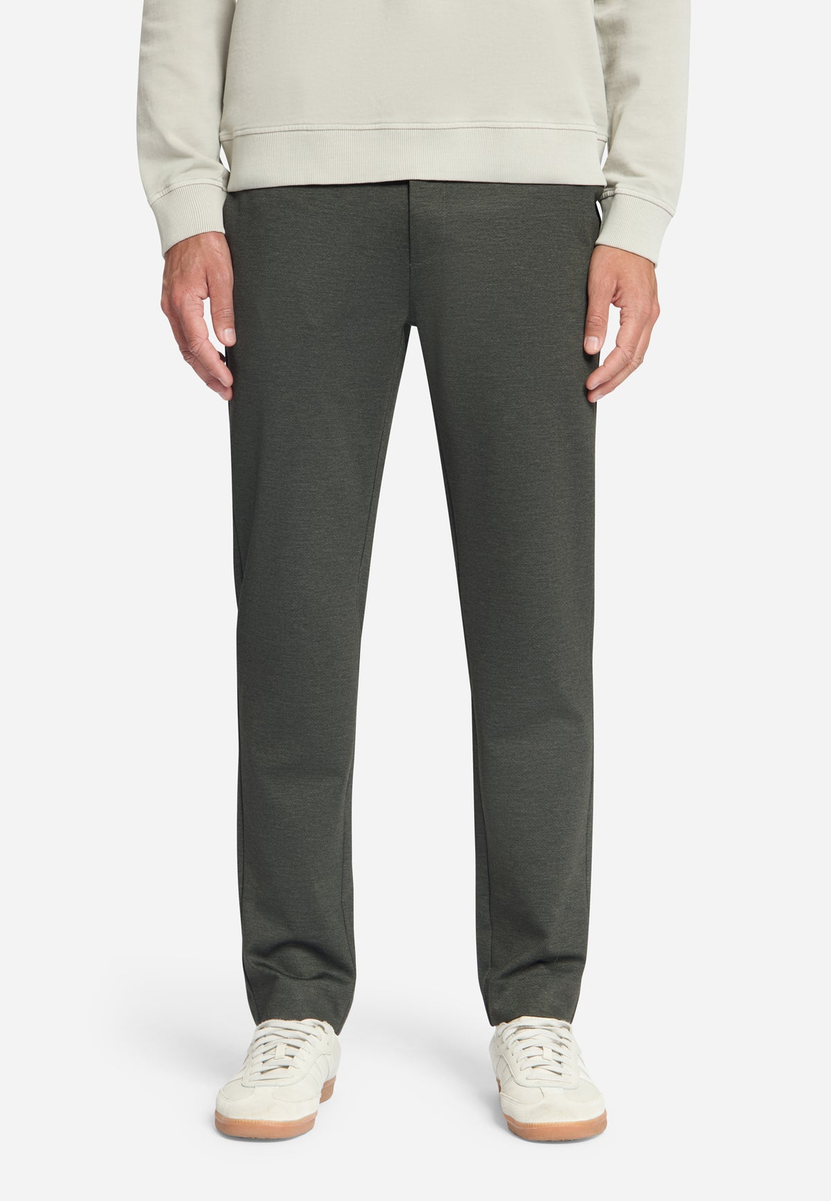 Chino en jersey chiné | Army