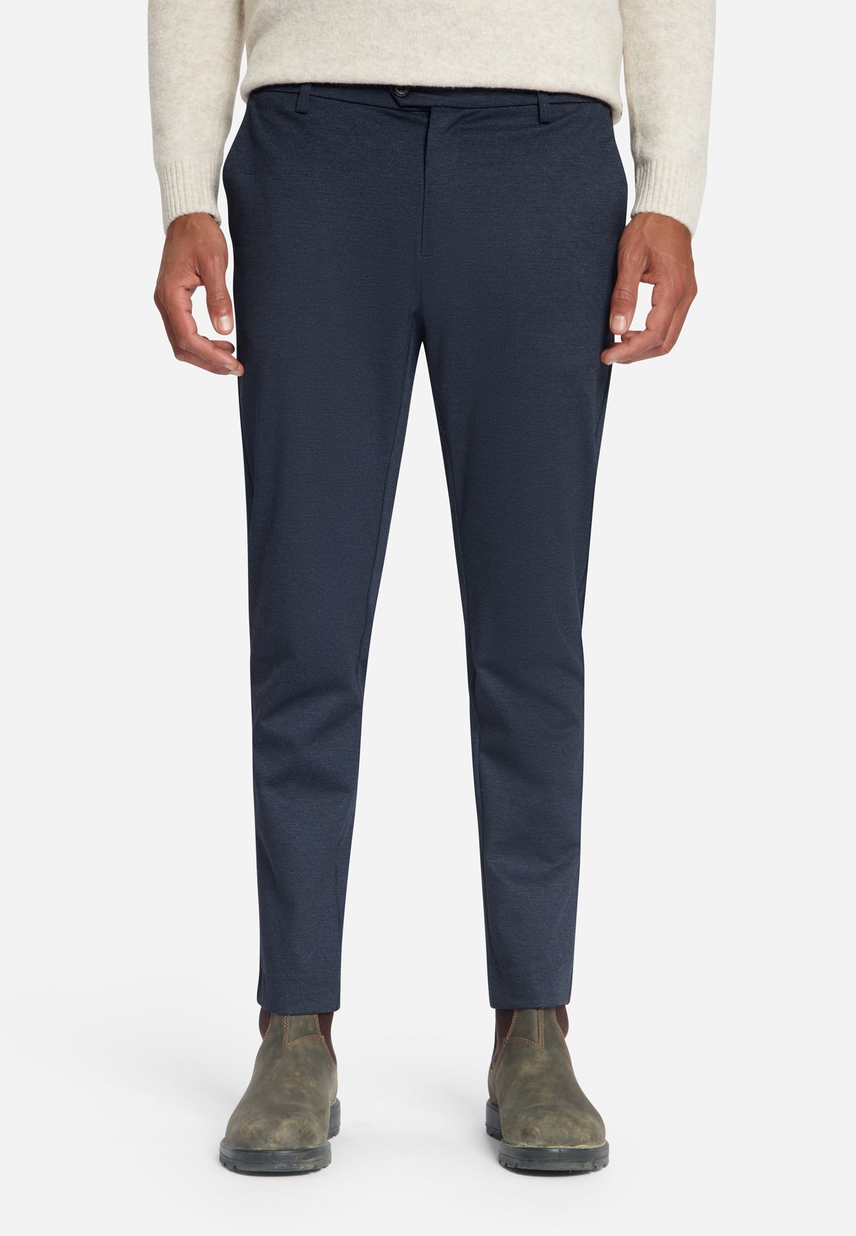 Chino en jersey chiné | Dark Night