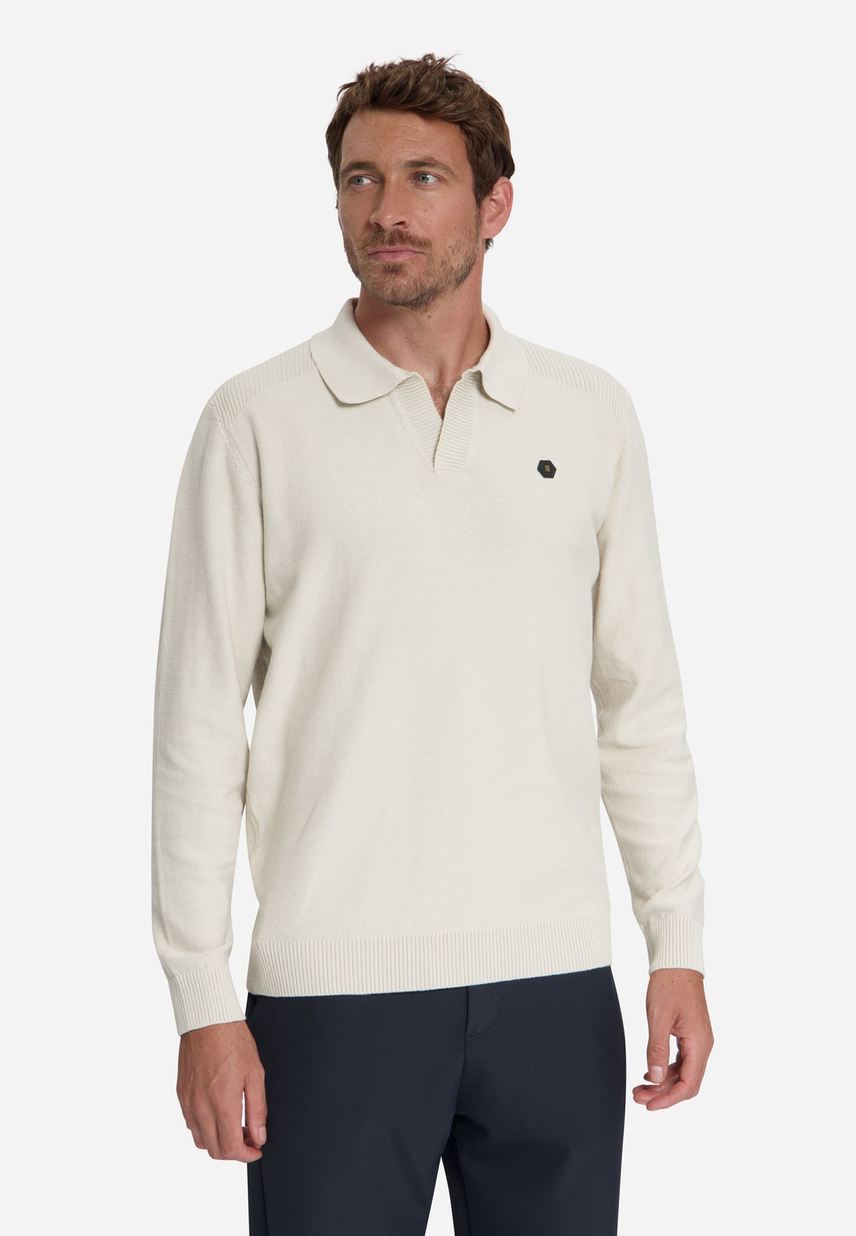 Polo Jumper | Stone