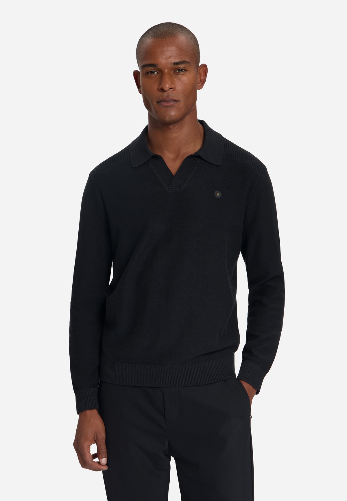 Polo Jumper | Black