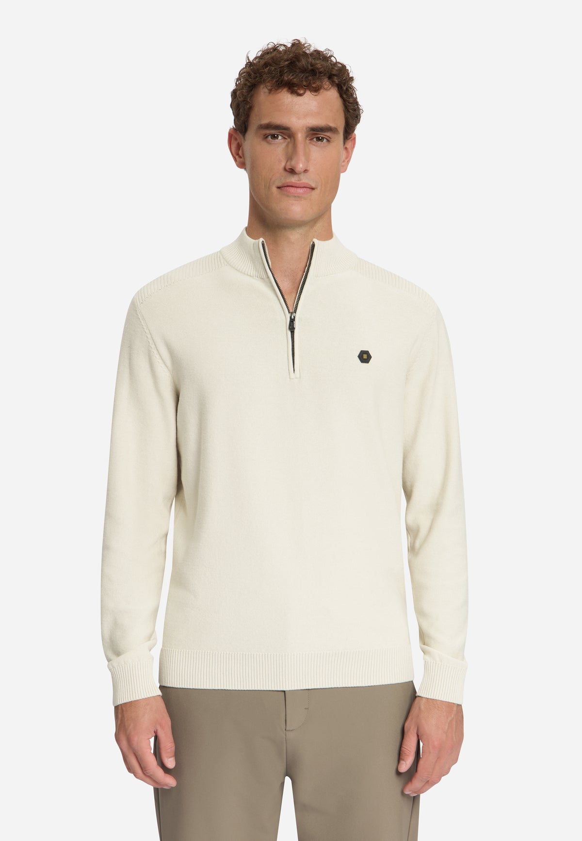 Half-Zip Jumper | Stone