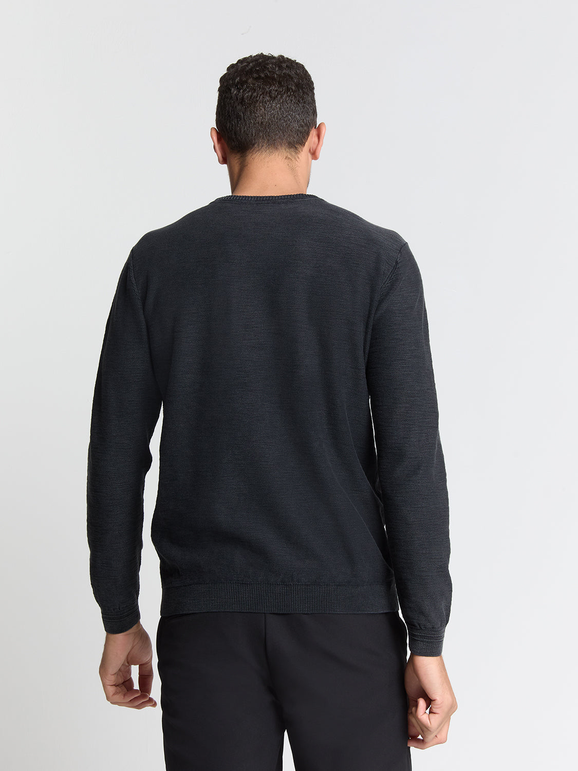 Pull Délavé Basics Intemporels | Black