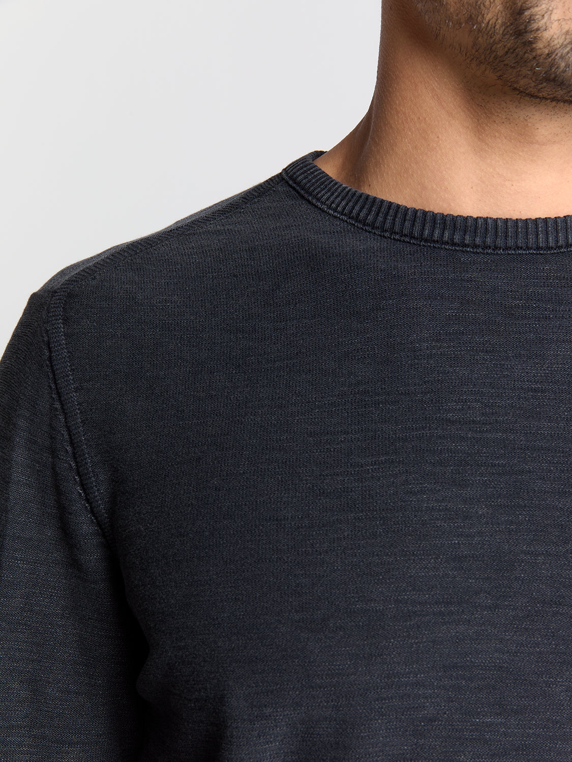 Pull Délavé Basics Intemporels | Black