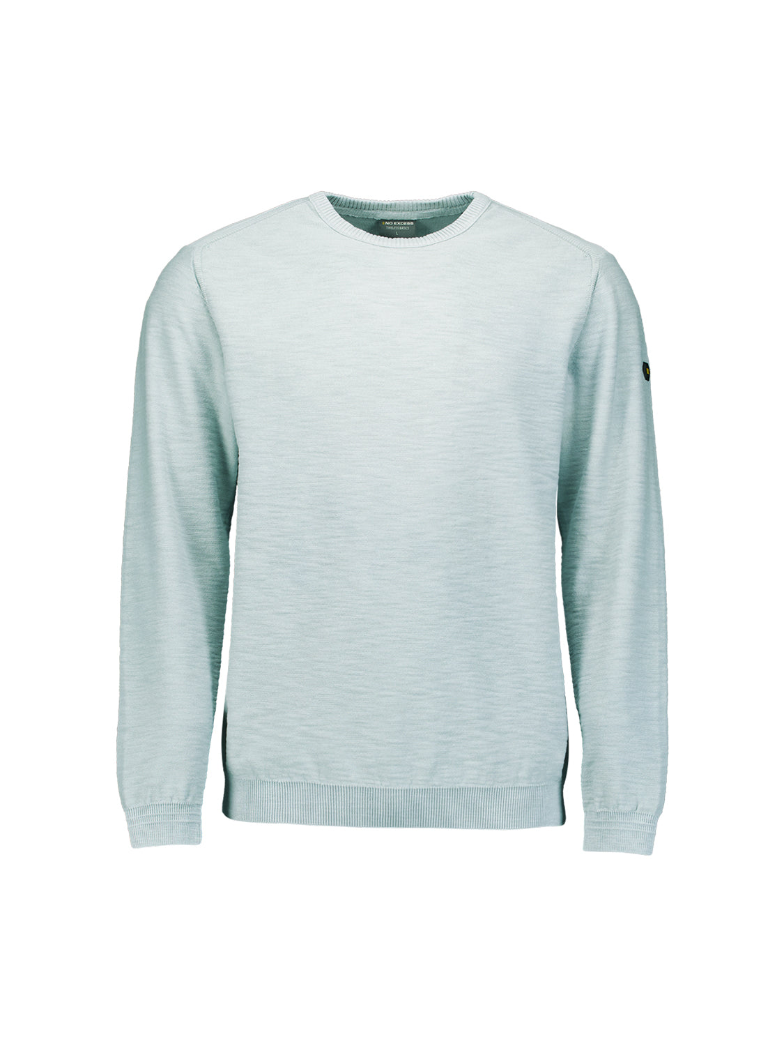 Timeless Basics Stone Washed Jumper | Dusty Blue