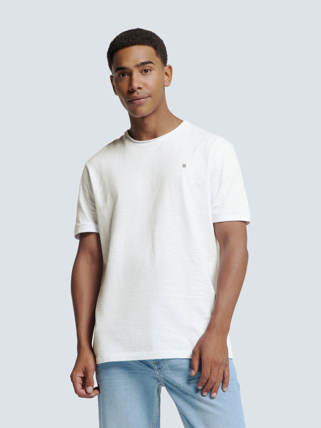 Timeless Basics Round Neck T-Shirt | White
