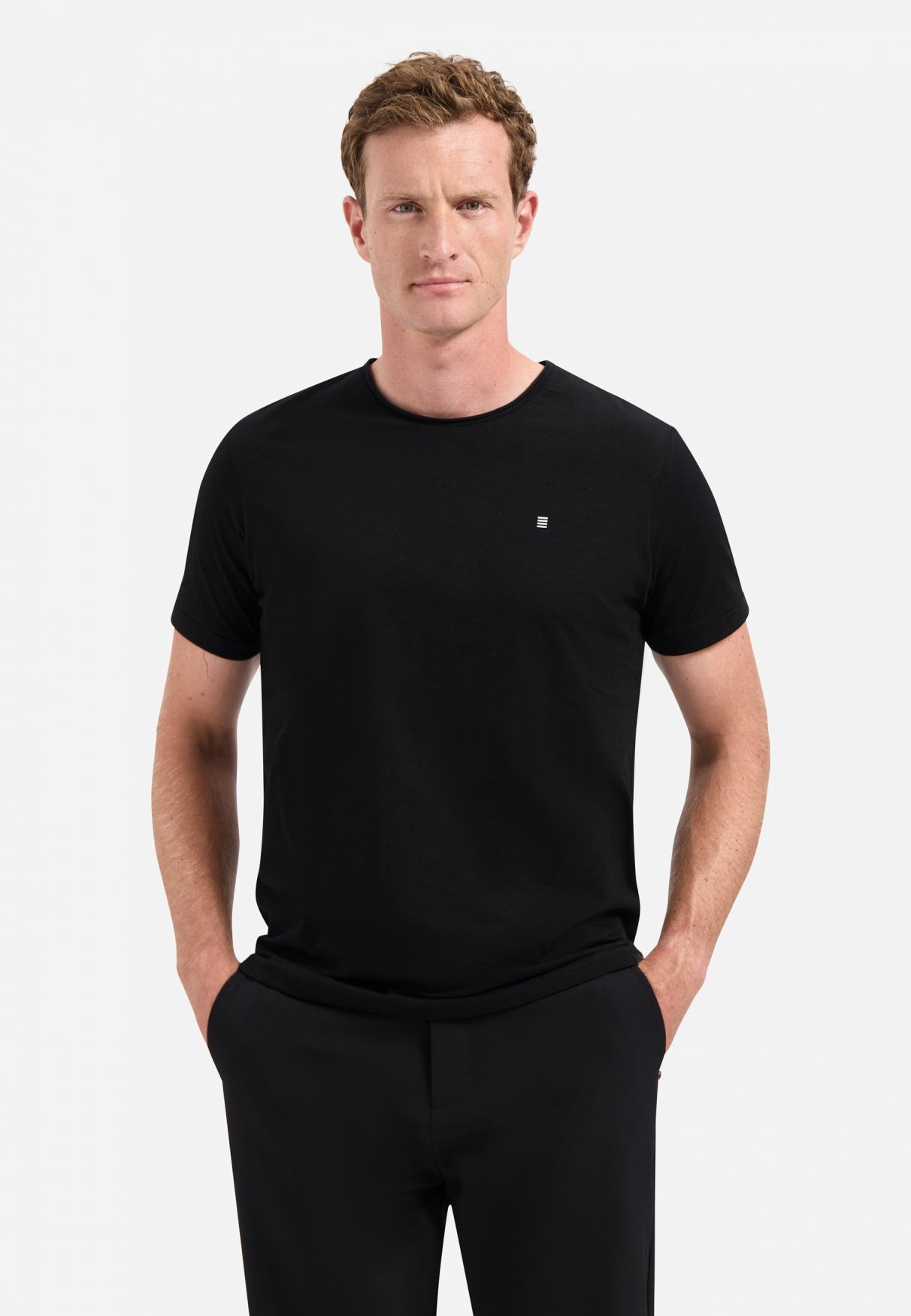 Timeless Basics Round Neck T-Shirt | Black