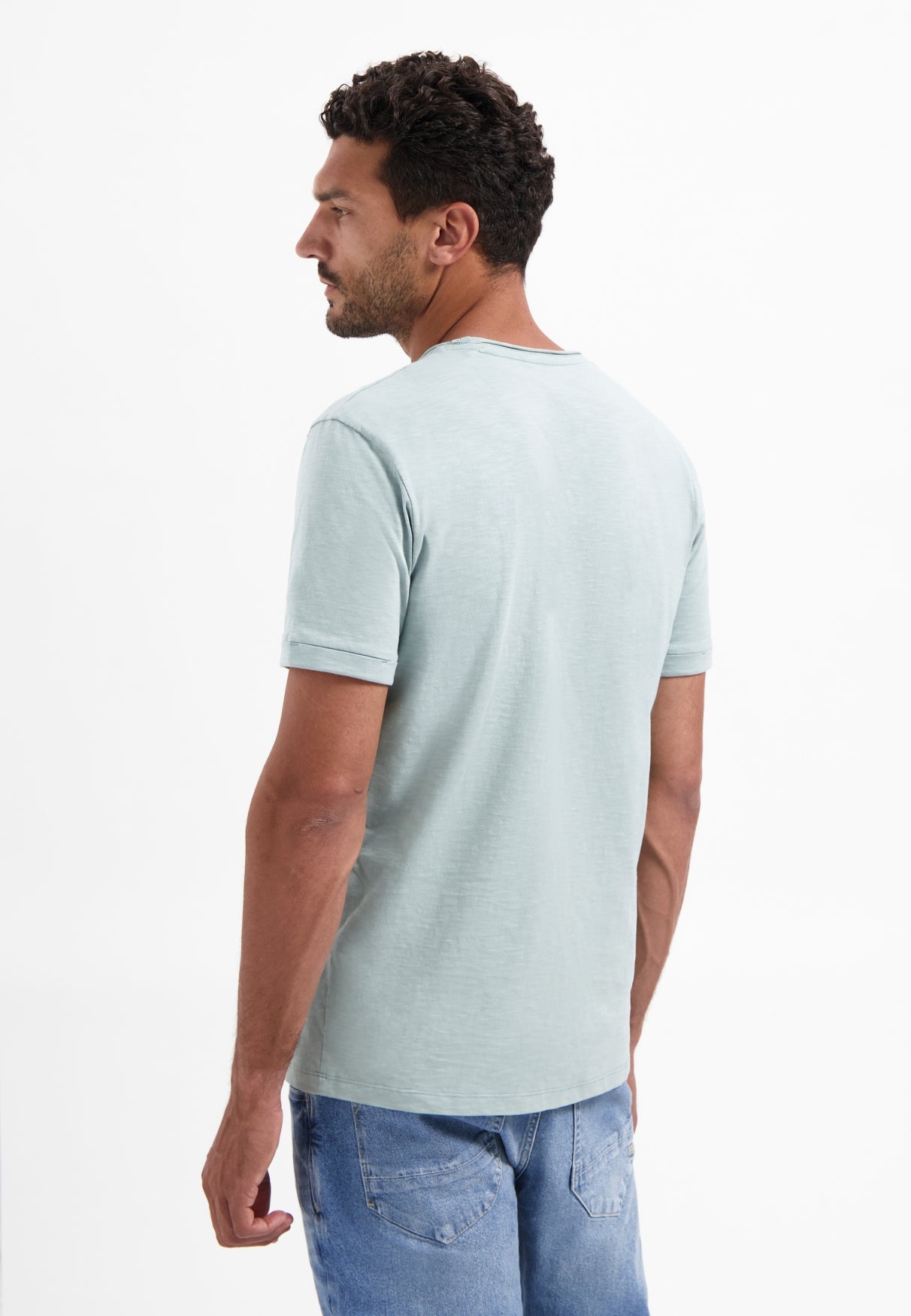 T-shirt à col rond Basics Intemporels | Smoke