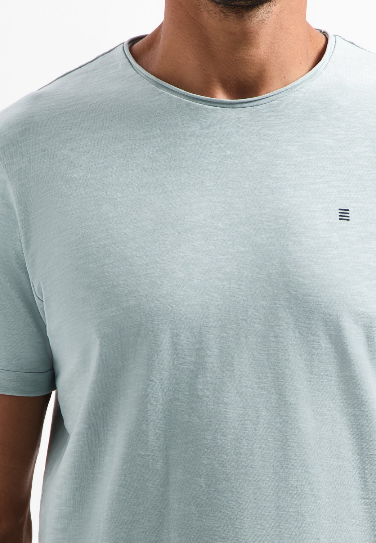 Timeless Basics Round Neck T-Shirt | Smoke