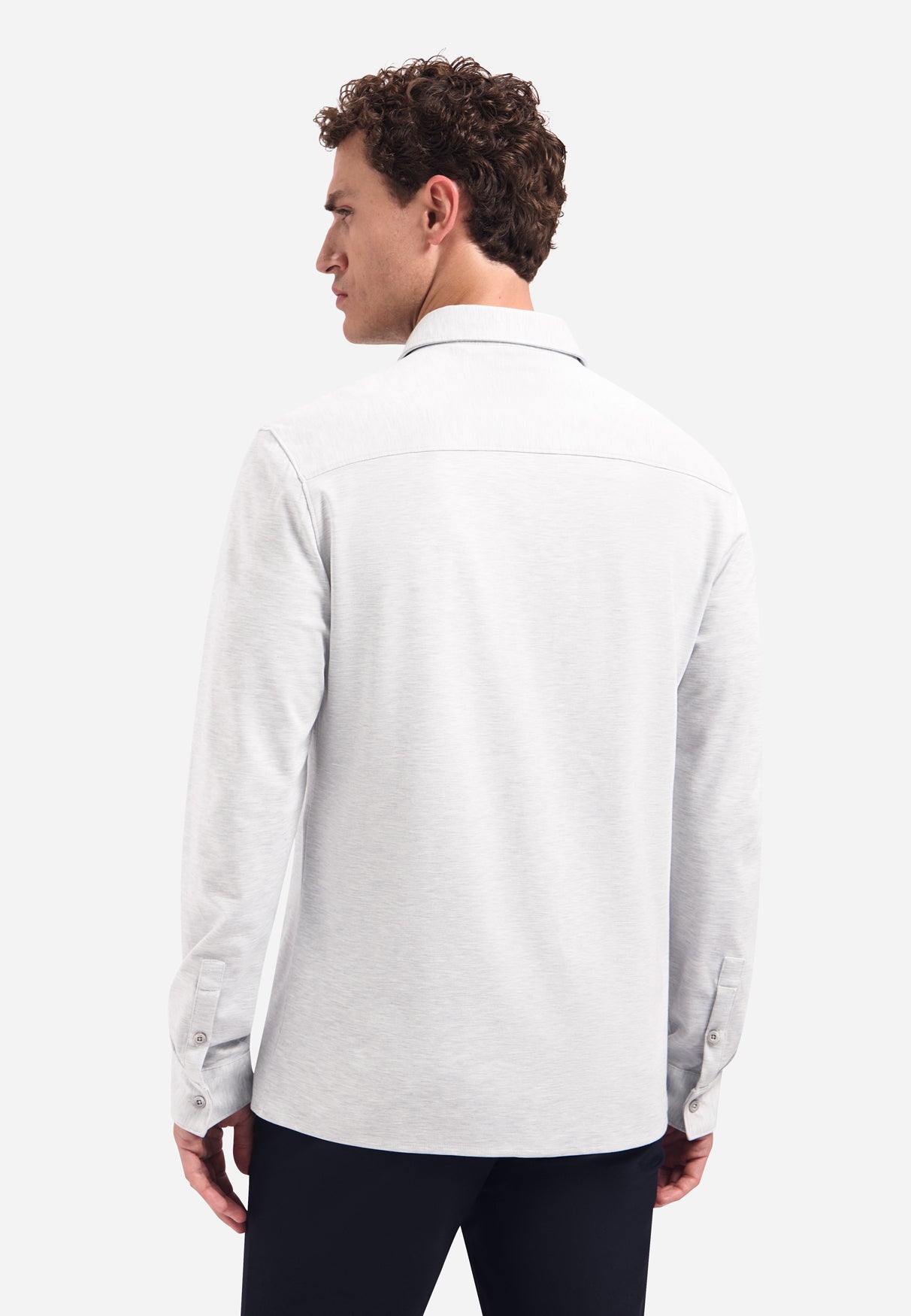 Chemise en jersey | Grey Melange