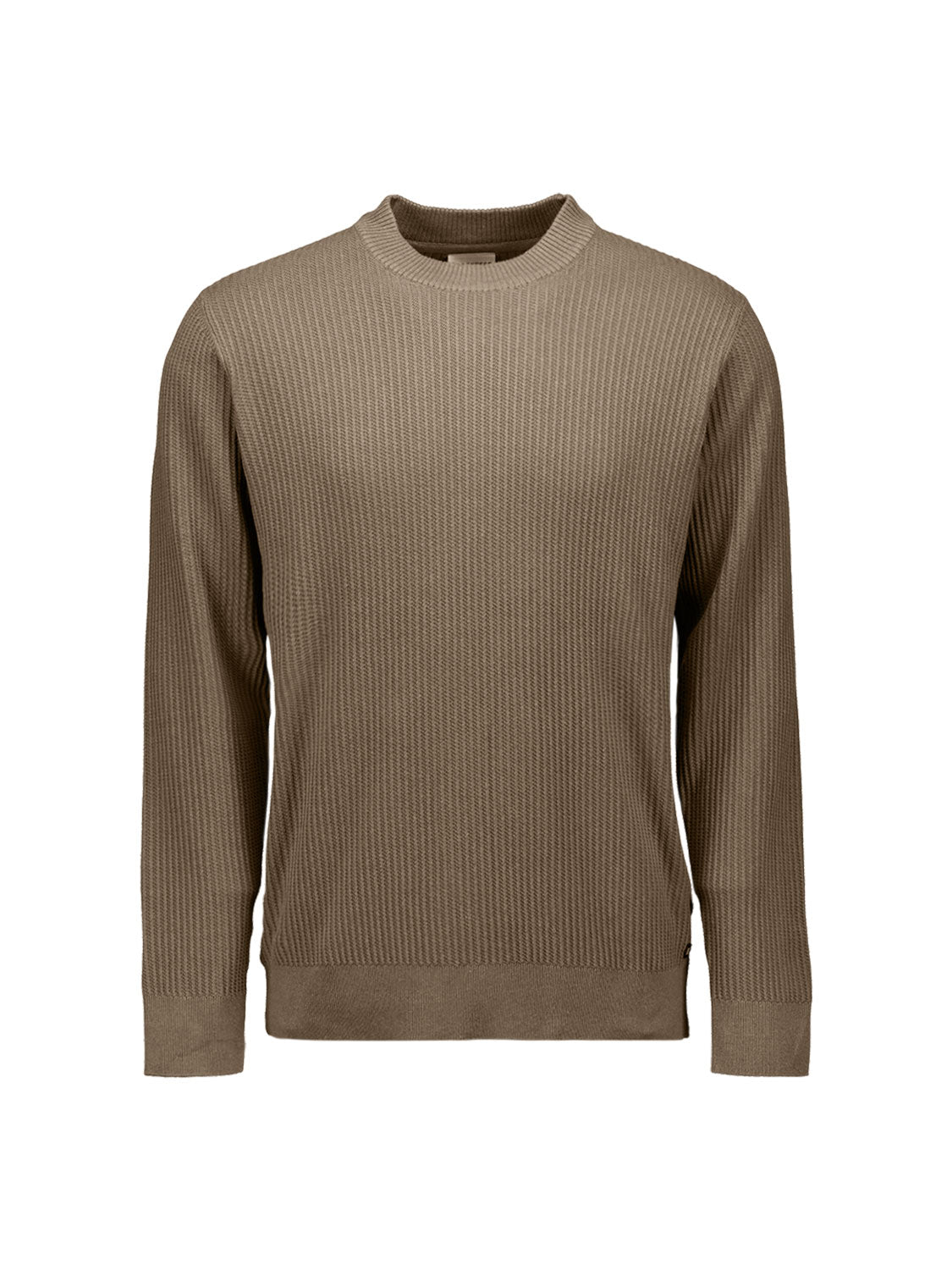 Ribbed jumper | Taupe