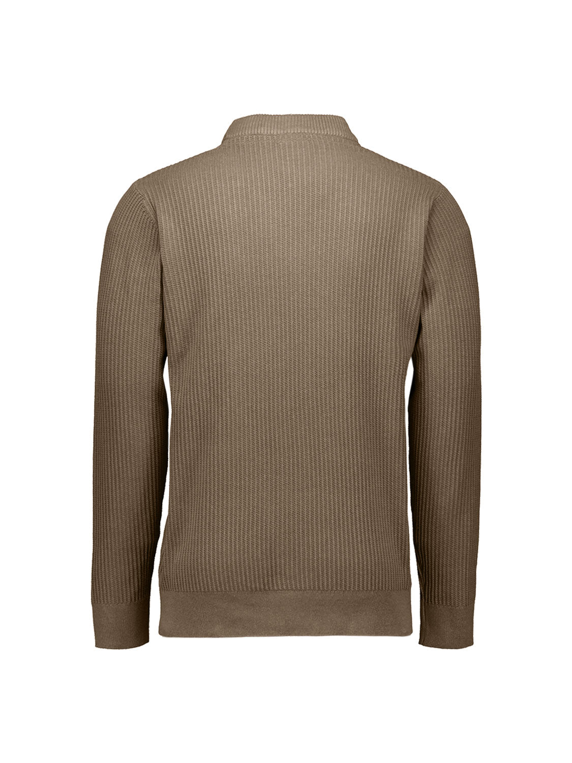Ribbed jumper | Taupe