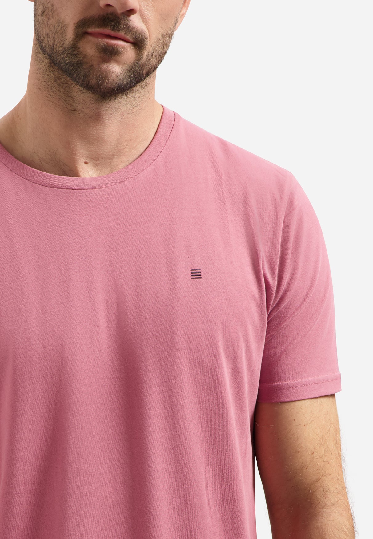 T-shirt col rond | Old Pink