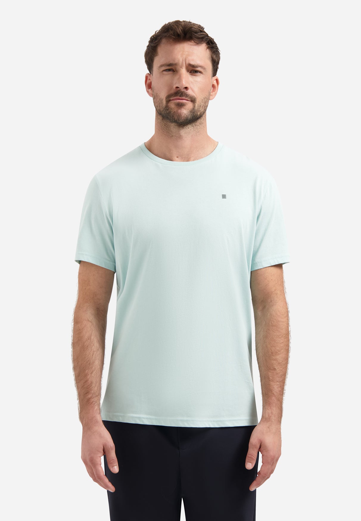 T-shirt col rond | Arctic Blue