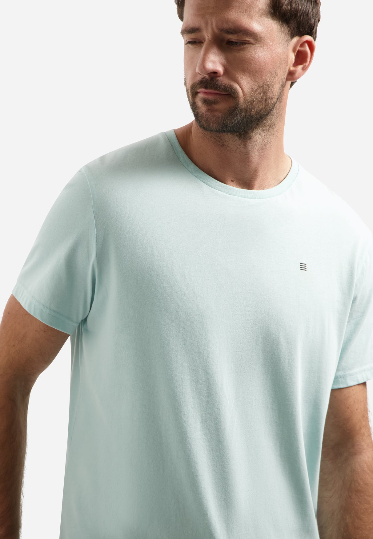 T-shirt col rond | Arctic Blue